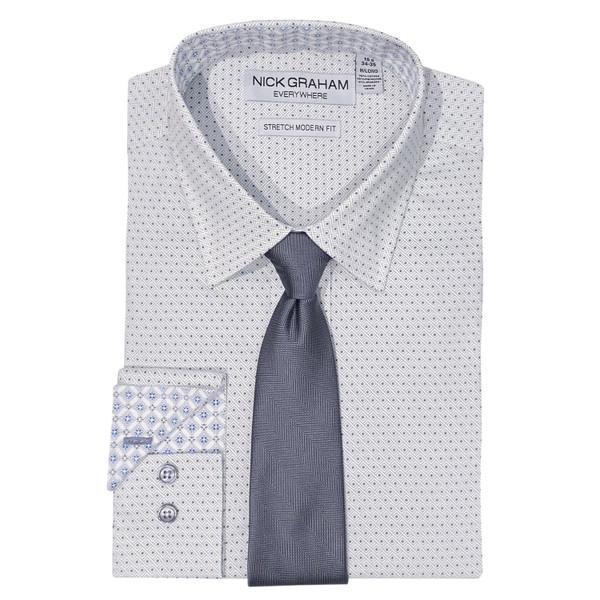 Nick Graham Maze Dot Tie Set