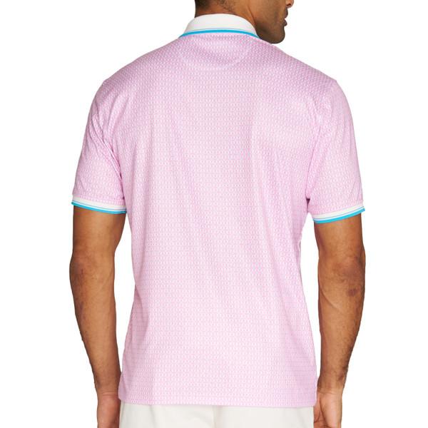 Nick Graham Midcentury Geo Short Sleeve Polo