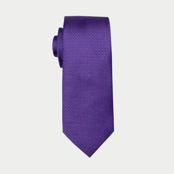 Nick Graham Vertical Text Solid Tie & Mimosa Circles Pocket Square Set