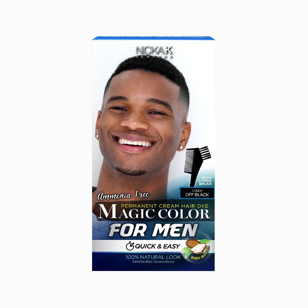 Nicka K New York Magic Color For Men Permanent Cream Hair Dye