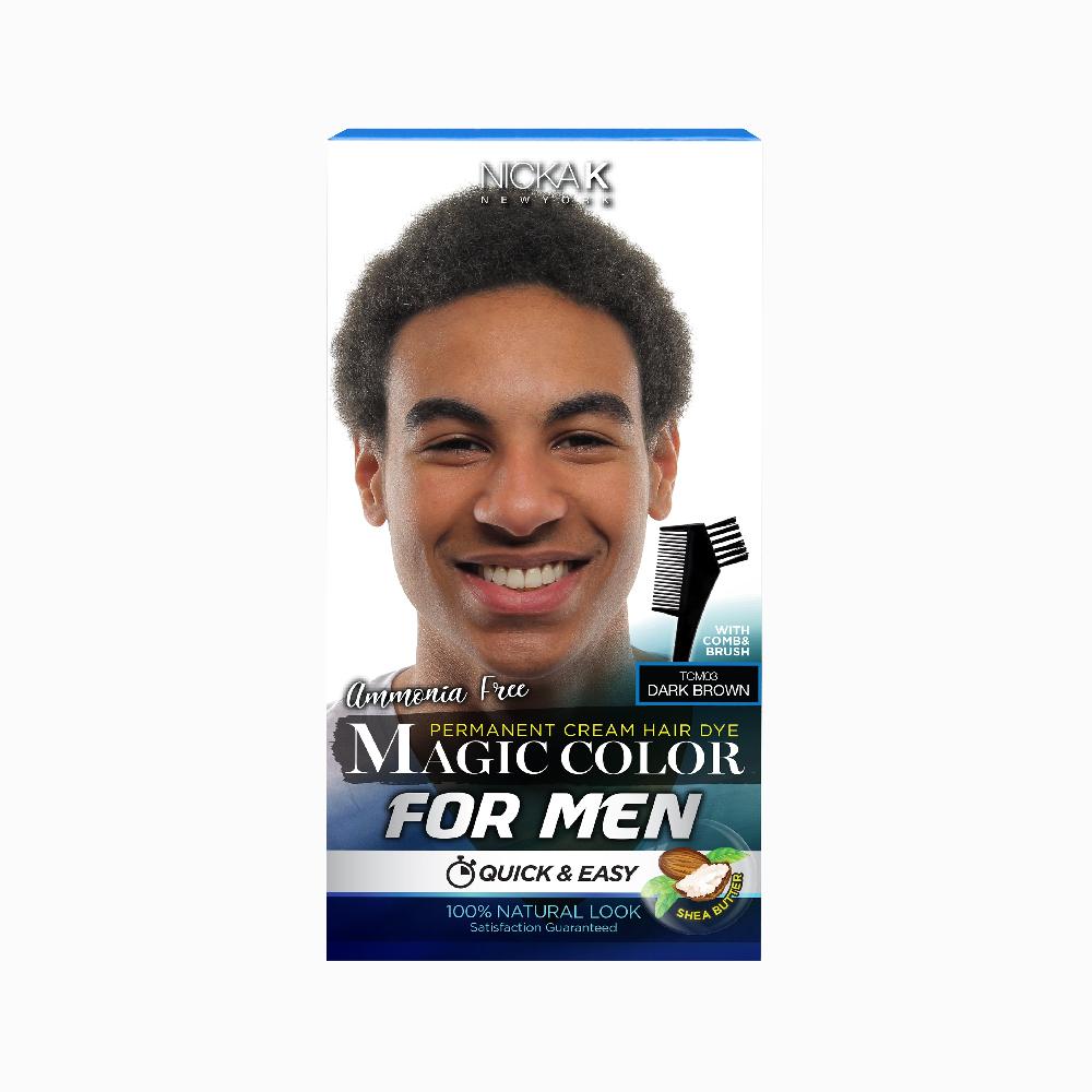 Nicka K New York Magic Color For Men Permanent Cream Hair Dye
