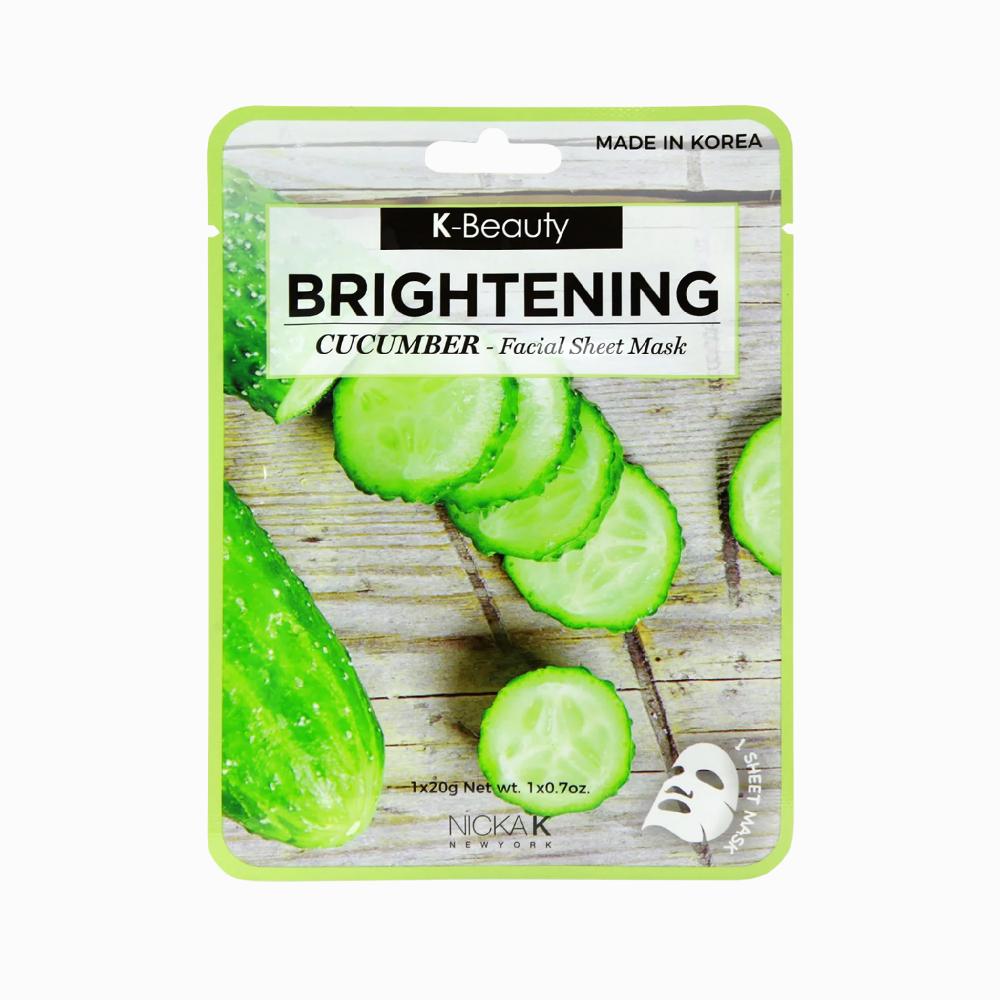 nicka k new york Facial Sheet Mask - Cucumber