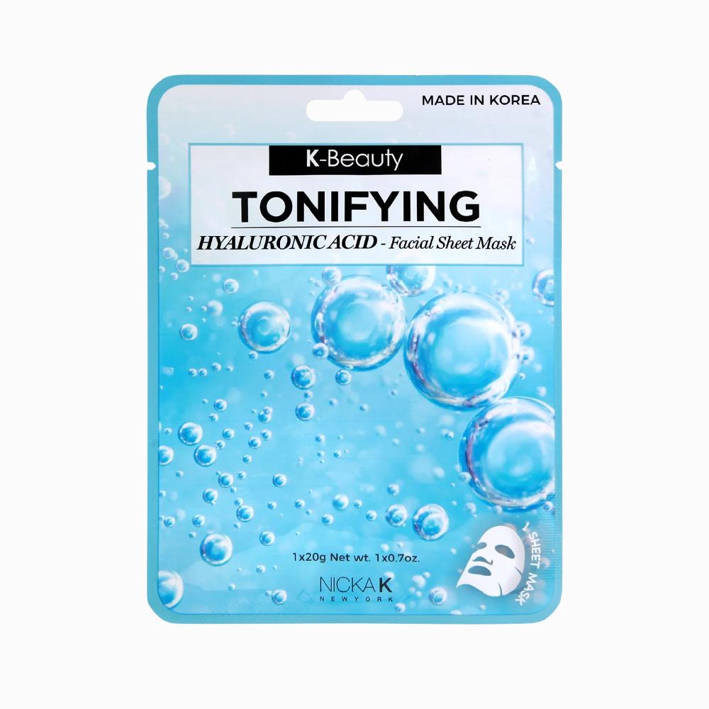 nicka k new york Facial Sheet Mask - Hyaluronic Acid