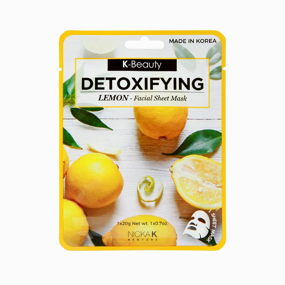 nicka k new york Facial Sheet Mask - Lemon