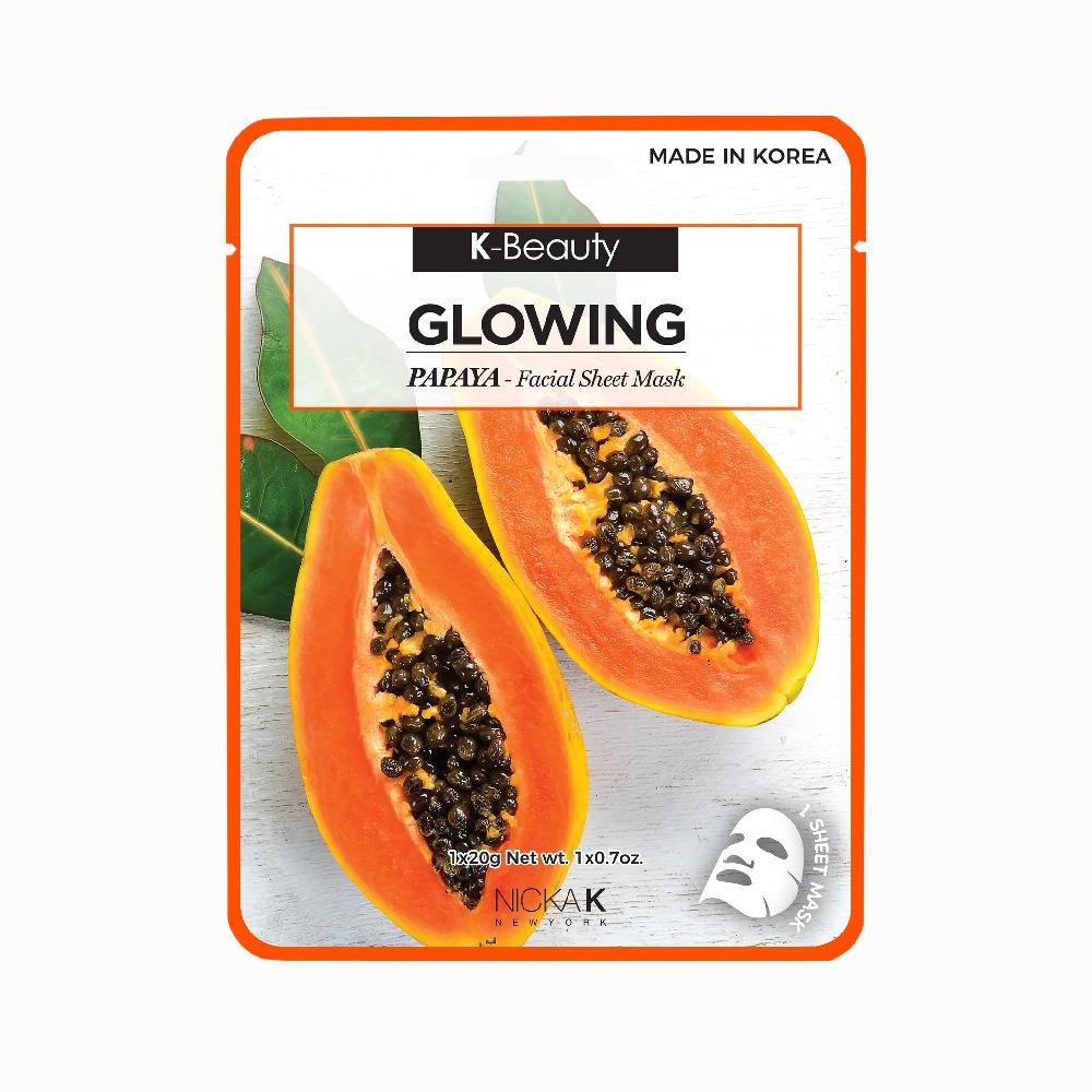 nicka k new york Facial Sheet Mask - Papaya