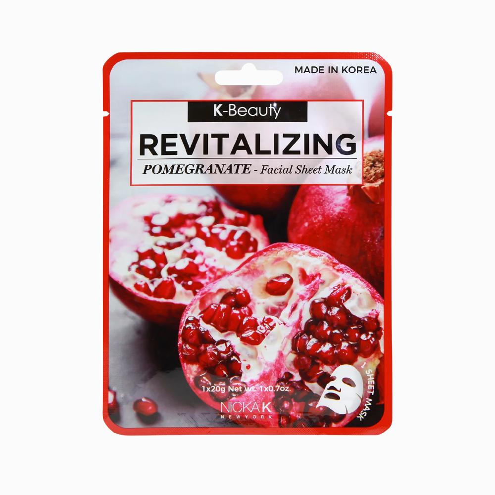 nicka k new york Facial Sheet Mask - Pomegranate