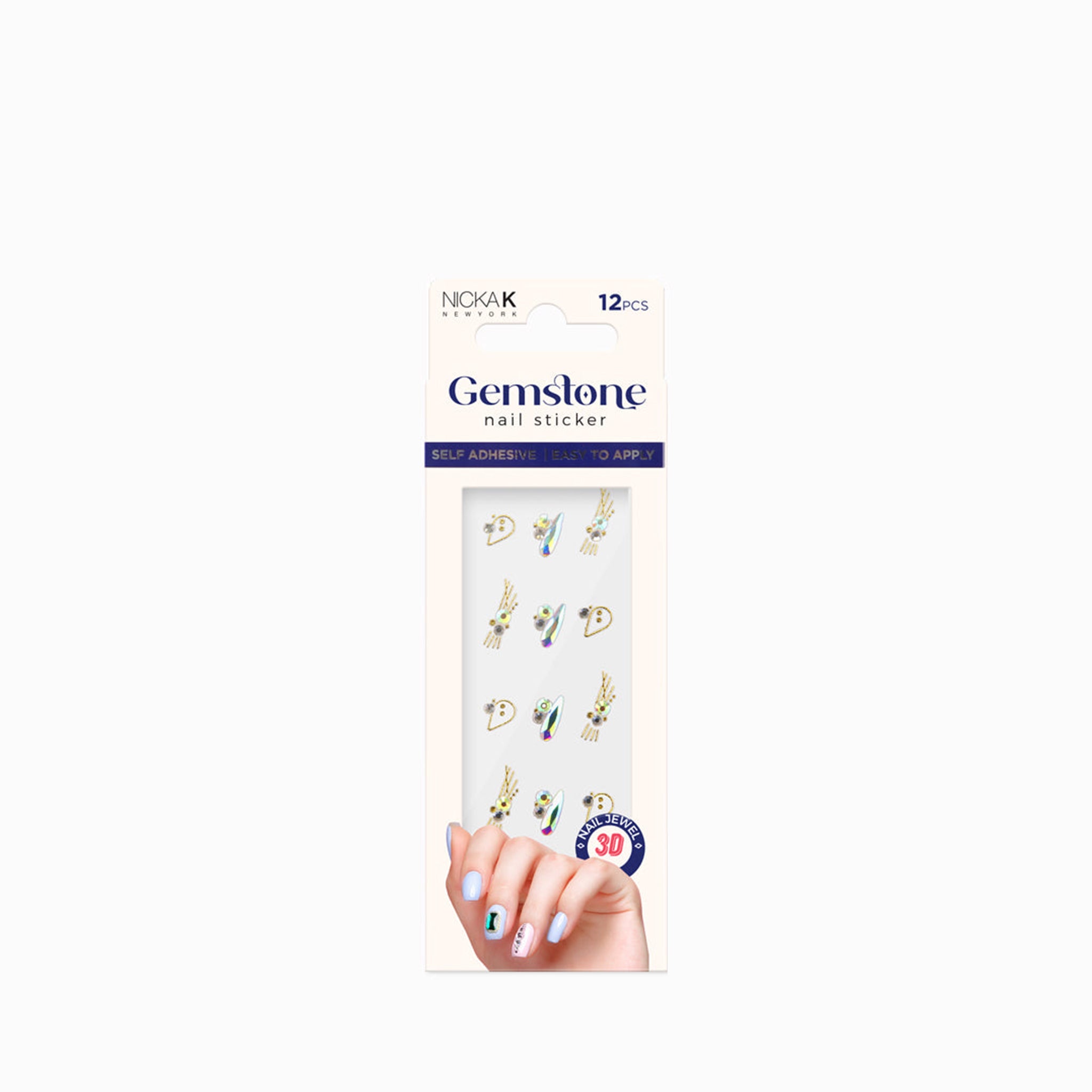 nicka k new york Gemstone Nail Stickers