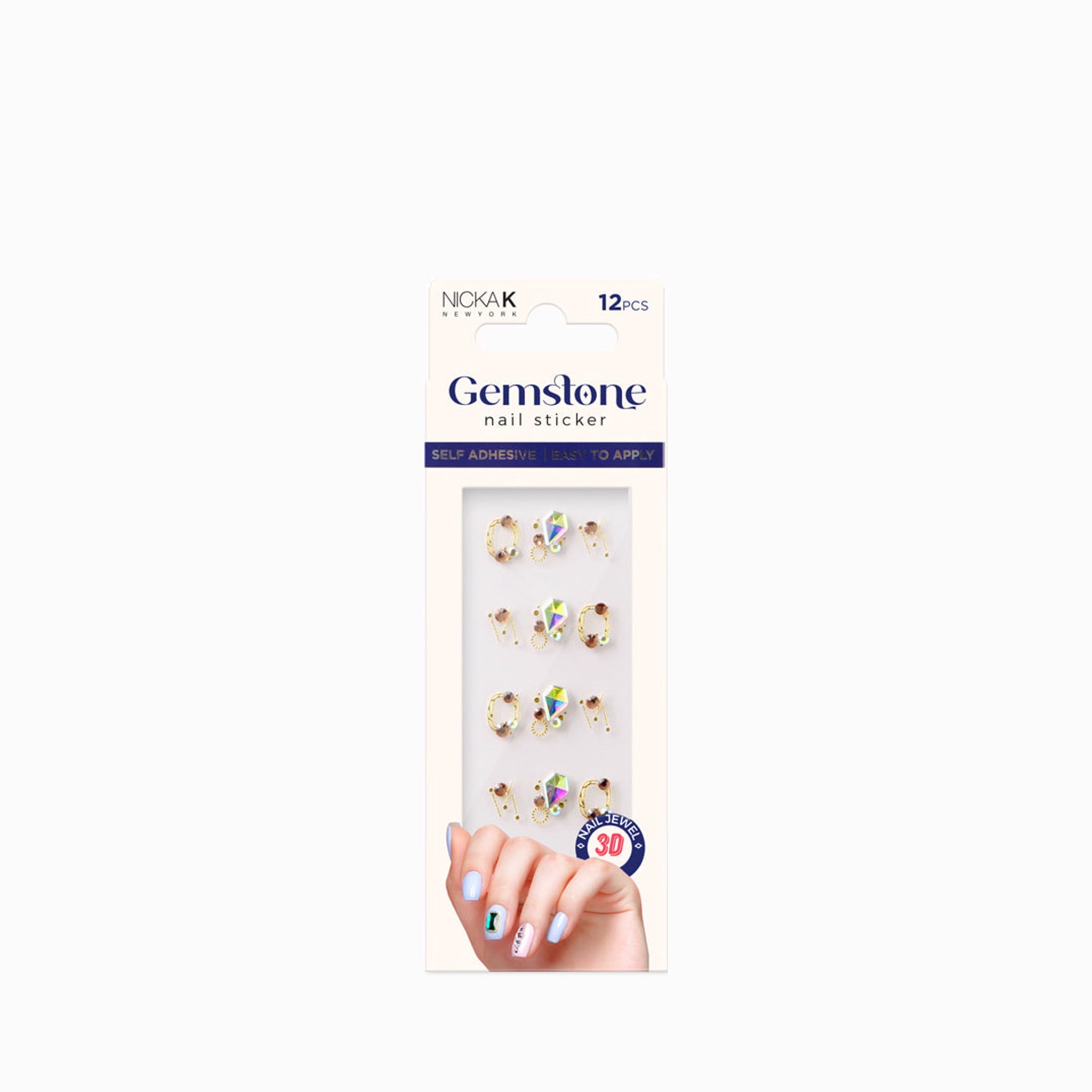 nicka k new york Gemstone Nail Stickers