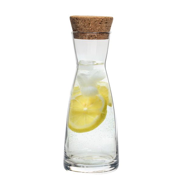 nicola spring 1.1L Ypsilon Glass Carafe with Cork Lid