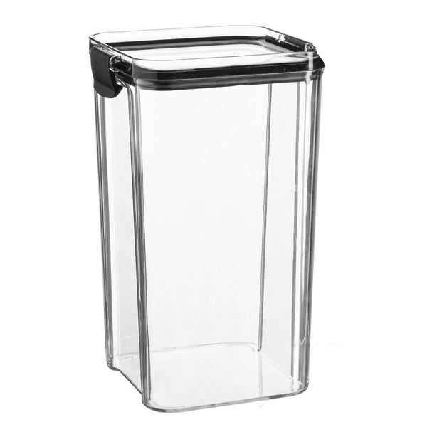 nicola spring 1.3L Plastic Food Storage Air Tight Container air tight and flip top lids