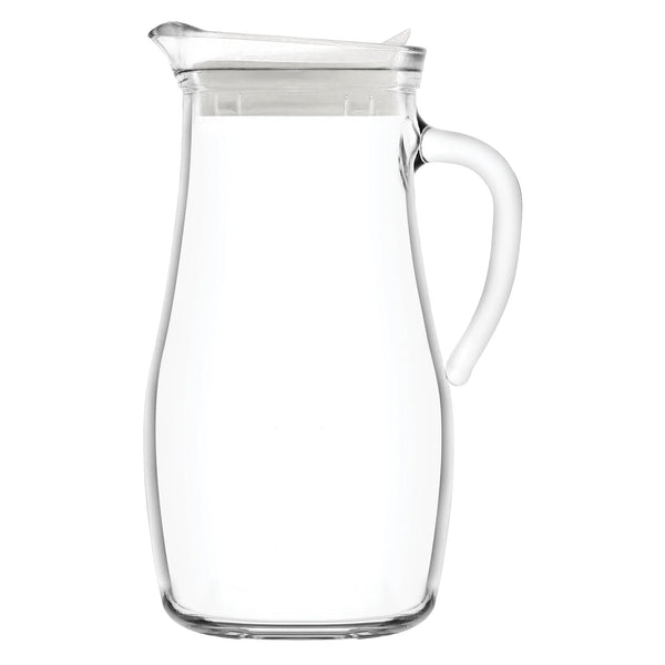 Nicola Spring 1.8L Misket Glass Water Jug With Silicone Lid