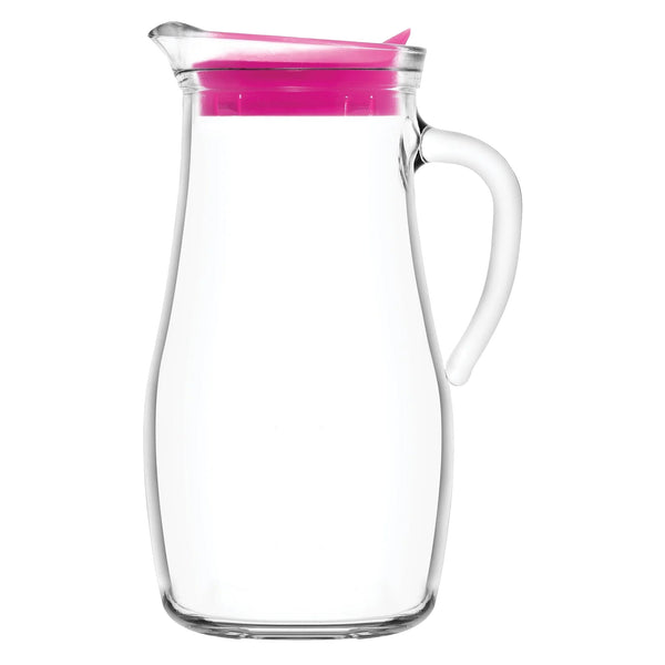 nicola spring 1.8L Misket Glass Water Jug with Silicone Lid