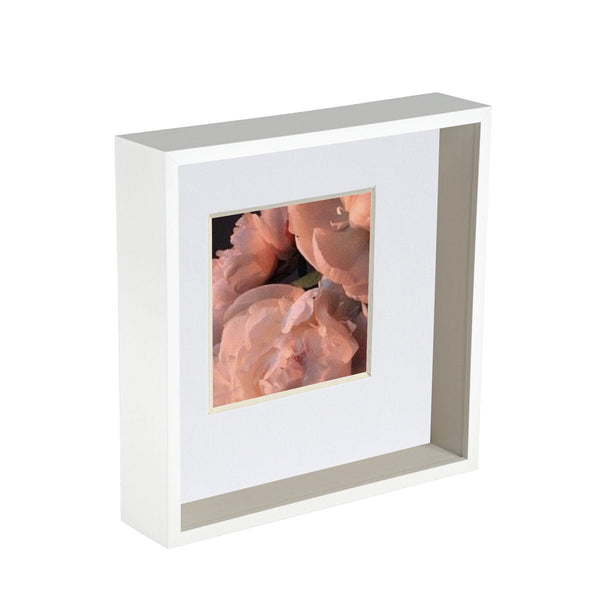 nicola spring 10" x 10" 3D Deep Box Photo Frame - with 6" x 6" Mount
