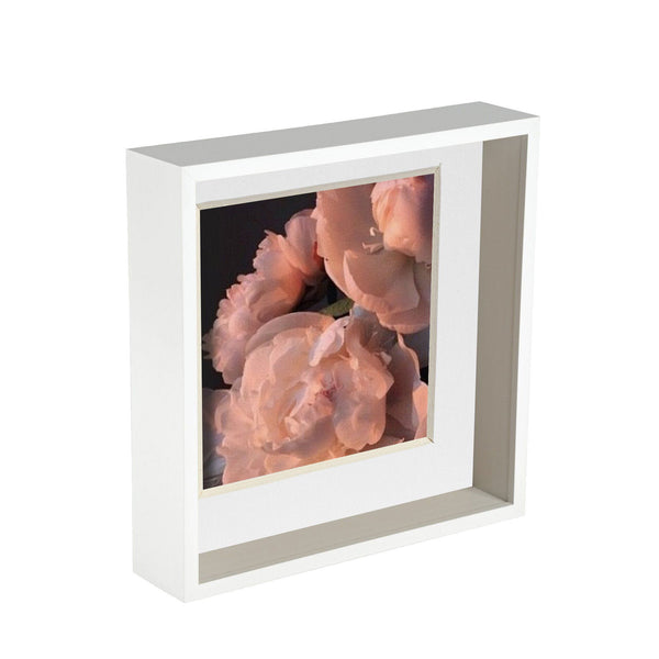 nicola spring 10" x 10" 3D Deep Box Photo Frame - with 8" x 8" Mount