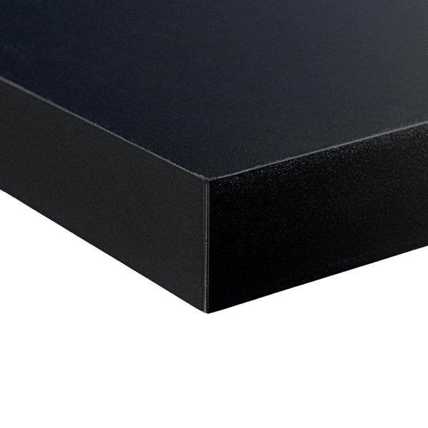 Nicola Spring 100cm Black Modern Floating Shelves - Pack Of Two