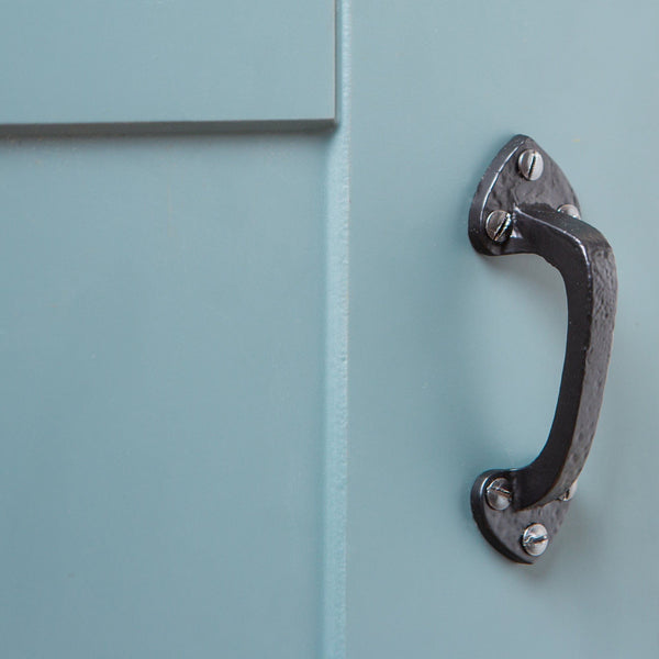 Nicola Spring 100mm Black Rustic Arrowhead Door Handle