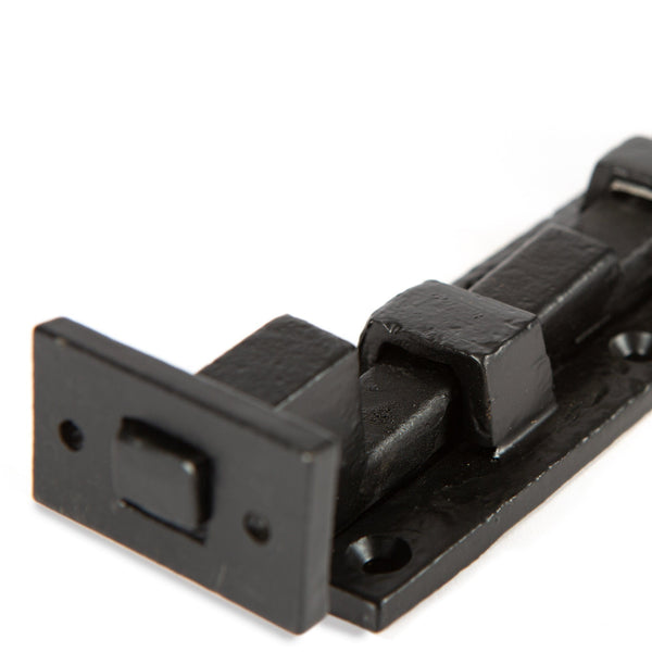 Nicola Spring 105mm Black Cranked Antique Fish Tail Bolt