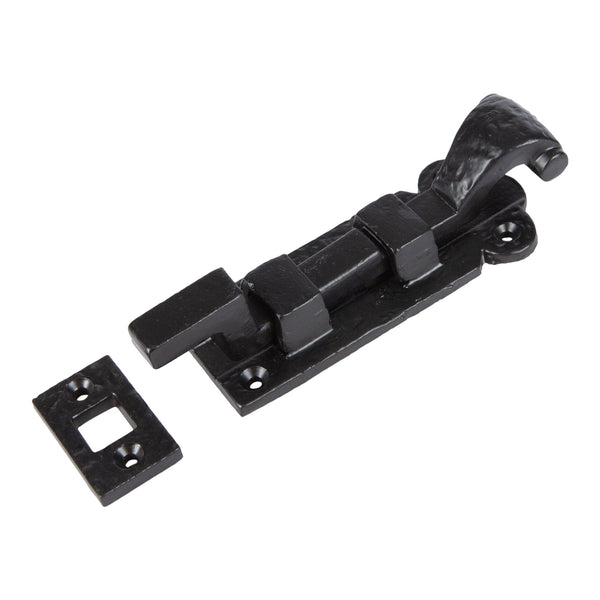 nicola spring 105mm Black Cranked Antique Fish Tail Bolt