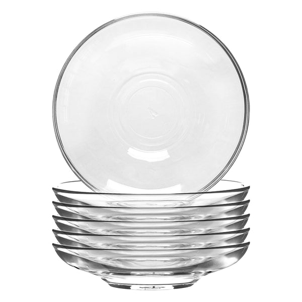 nicola spring 10cm Klasik Turkish Tea Glass Saucer - Pack of Six