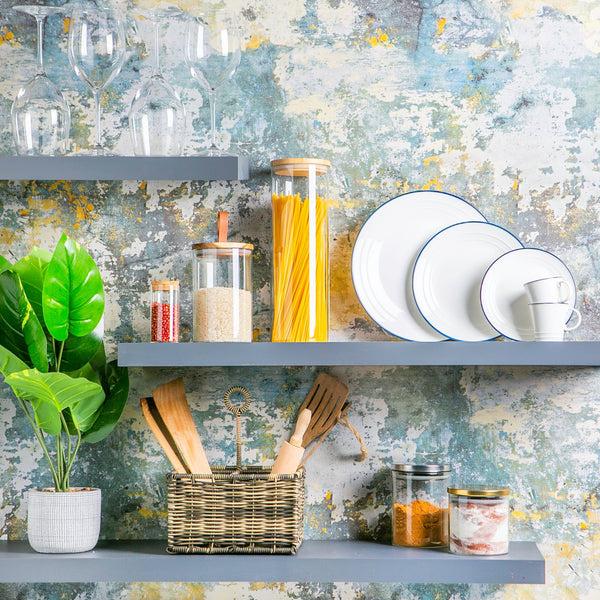 Nicola Spring 10cm Leather Loop Scandi Storage Jar Lid