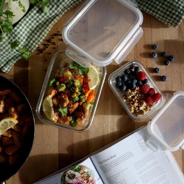 Nicola Spring 10pc Glass Food Storage Containers Set With Lids