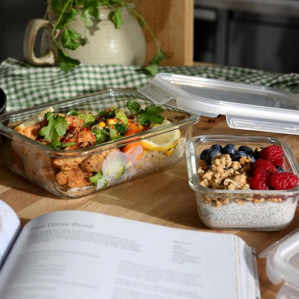 Nicola Spring 10pc Glass Food Storage Containers Set With Lids