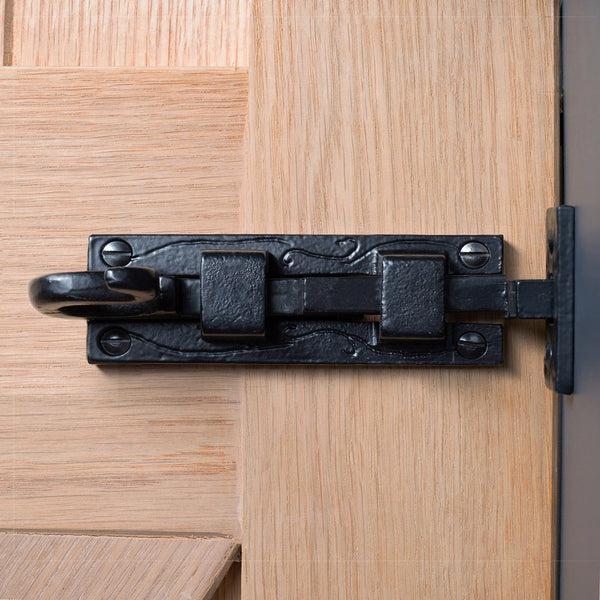 Nicola Spring 110mm Black Cranked Shepherd's Crook Bolt