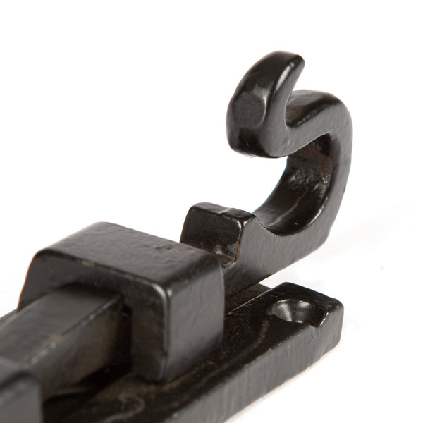 Nicola Spring 110mm Black Straight Shepherd's Crook Surface Bolt