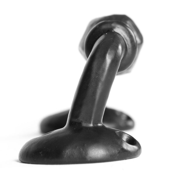 Nicola Spring 115mm Black Offset Wrought Iron Door Handle