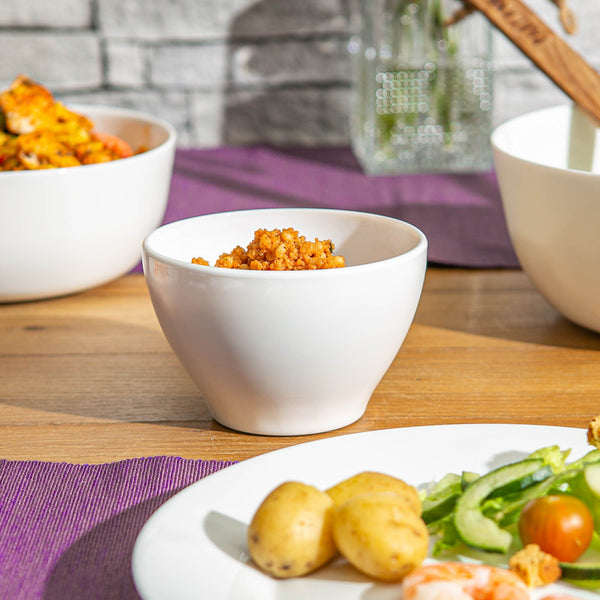 Nicola Spring 12.5cm Toledo Glass Cereal Bowls - Pack Of Four