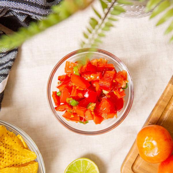 Nicola Spring 12cm Clear Lys Glass Nesting Mixing Bowl