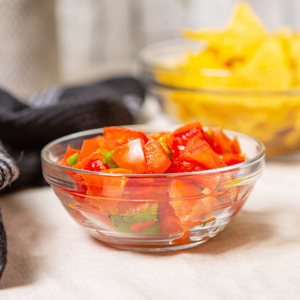 Nicola Spring 12cm Clear Lys Glass Nesting Mixing Bowl