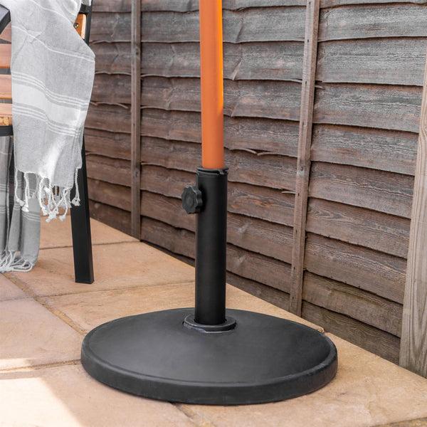 Nicola Spring 12kg Black Concrete Garden Parasol Base