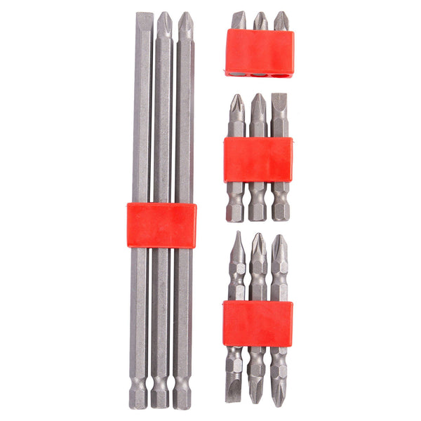 Nicola Spring 12pc Carbon Steel Screwdriver Bit Set