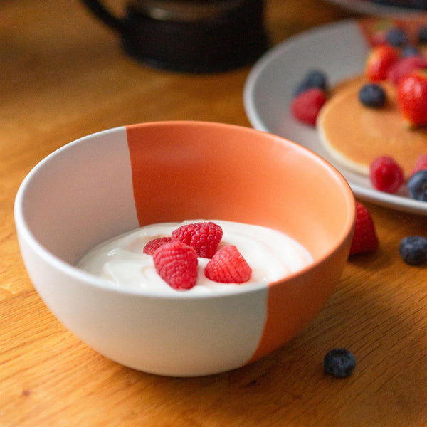 Nicola Spring 12pc Colour Block Stoneware Dinner Set