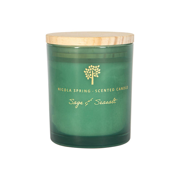 nicola spring 130g Sage & Seasalt Soy Wax Scented Candle