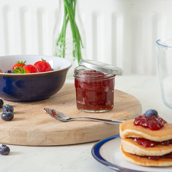 Nicola Spring 130ml Glass Jam Jars With Lids - Pack Of 6