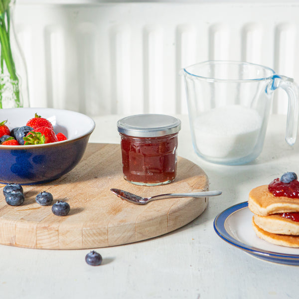 Nicola Spring 130ml Glass Jam Jars With Lids - Pack Of 6