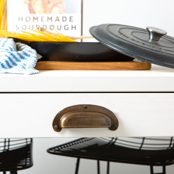 Nicola Spring 130mm X 50mm Wide Lipped Cabinet Cup Handle