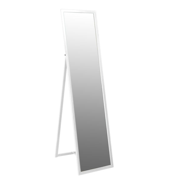 nicola spring 137cm x 35.5cm White Square Full-Length Mirror