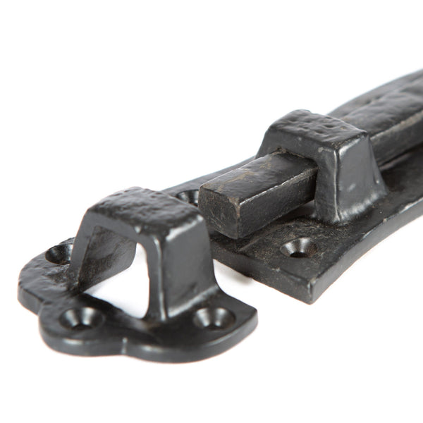 Nicola Spring 140mm Black Straight Antique Fish Tail Surface Bolt