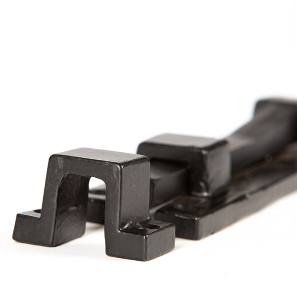 Nicola Spring 140mm Black Straight Shepherd's Crook Surface Bolt