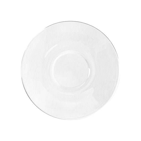 nicola spring 14cm Bar Glass Cappuccino Saucers - Pack of Six