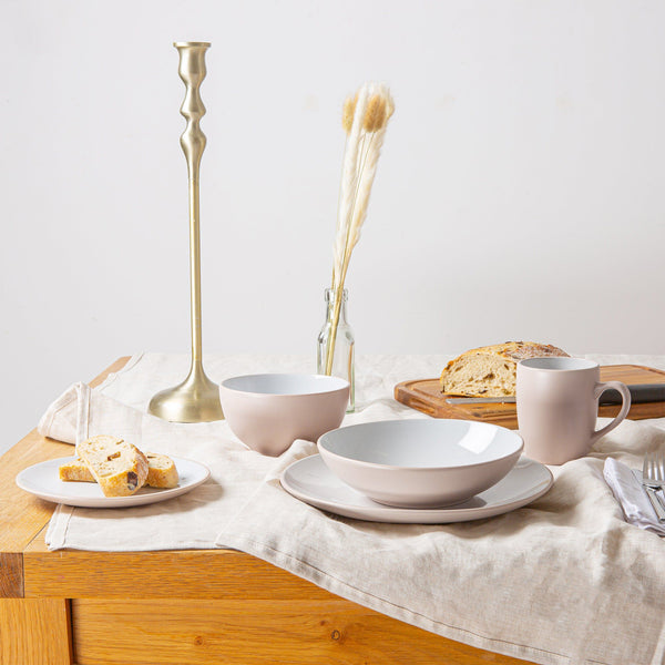 Nicola Spring 14cm Stoneware Cereal Bowls - Pack Of Six