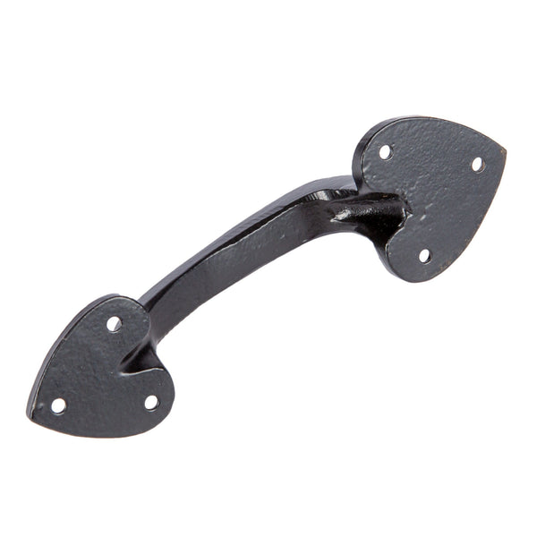 Nicola Spring 155mm Black Rustic Arrowhead Door Handle