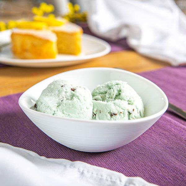 Nicola Spring 15cm White Prometeo Glass Cereal Bowls - Pack Of Six