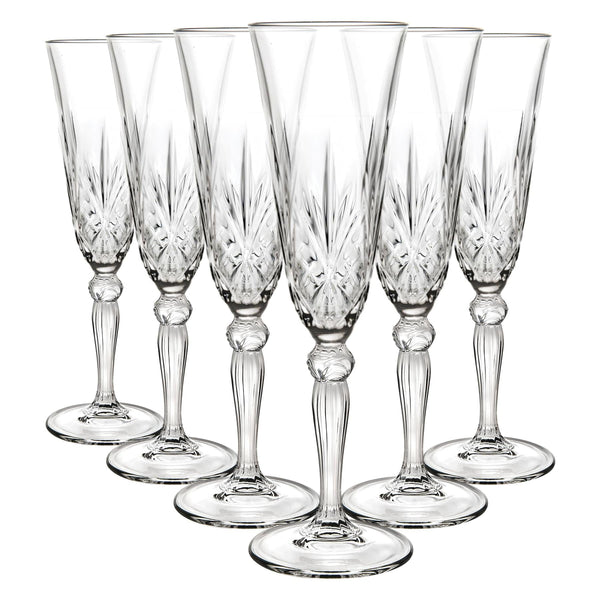 nicola spring 160ml Melodia Champagne Flutes - Pack of Six