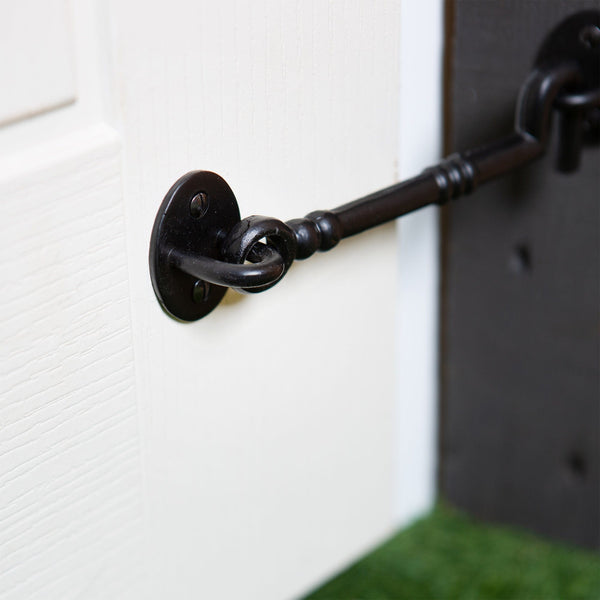 Nicola Spring 165mm Black Ornate Cabin Hook And Eye