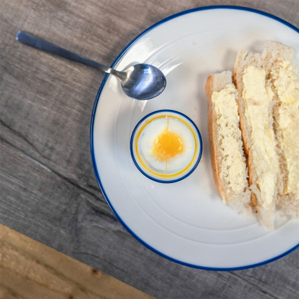 Nicola Spring 16cm Farmhouse White Porcelain Side Plates - Pack Of Six