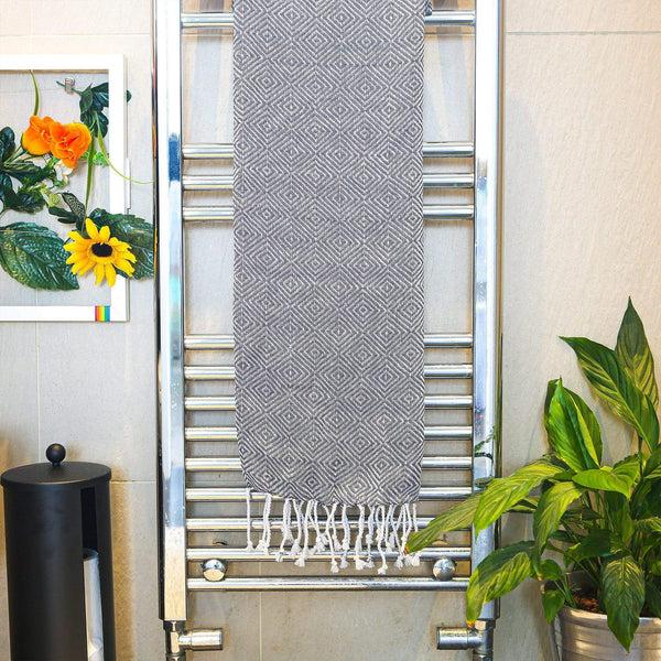 Nicola Spring 170cm X 90cm Turkish Cotton Diamond Bath Towel